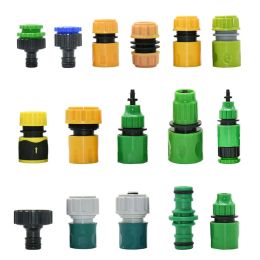 Decorations 1/4 3/8 1/2 3/4 1 Inch Garden Hose Quick Connector Stop Water Connector Garden Irrigation Water Coupler Watering Pipe Fitting