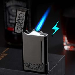 Optional New Loud Windproof Lighter Custom Blue Flame Premium Torch Lighter