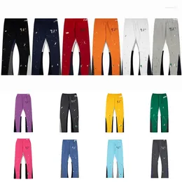 Pantaloni da uomo designer per donne pantaloni per le lettere macellate coppia coppia sciolto versatile casual pantalone dritto e comfort