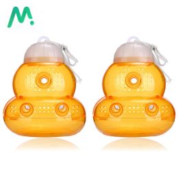 Decorations 2pcs Wasp Trap Hornets Trapper Bee Beehive Catcher Yellow Jackets Wasp Repellent Hornet Home Garden Hanging Wasps Bait Tools