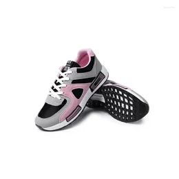 Casual Shoes Mixed Color Fashion Woman Sneakers Platform Women Tennis Leather Patchwork Female Sports Zapatos Para Mujeres