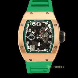 Designer Mechanical Watches Luxury Mens Watches Sports Watches Series RM 010 AUTOMATIC Rose Gold Mens Sports Machinery Watch