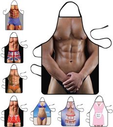 Sexy Waterproof Aprons Personalized Digital Printed Sexy Funny Apron For Women Man BBQ Cleaning Cooking Apron Daily Home Use1757272