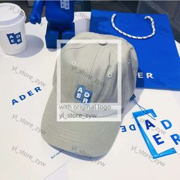 Ader Error Hat 2024 New Square Three Dimensional Letter Embroidered Duck Tongue Hat Men's and Women's Minimalist Baseball Hat 4560