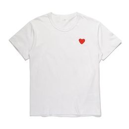 Men's T-shirt Love heart print Designer T-shirt men and women casual fashion short-sleeved loose tide tops