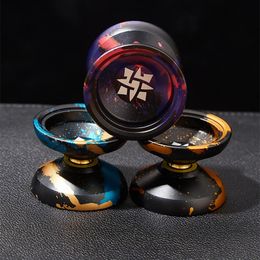 Yoyo Professional Magic Yoyo Metal Yoyo with 10 Ball Bearing Alloy Aluminium High Speed Unresponsive YoYo Toy Yoyo for Kids Adult 240429