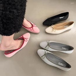 Casual Shoes Women's Ballet Flats Soft Slip On Flat For Female Bowite Patchwork Boat Spring Girls Princess Zapatos Mujer 1784N