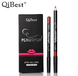 12pcs Professional Multifunctional Lipliner Pencil Long Lasting Waterproof Lip Eye Brow Cosmetic Makeup Colourful Lip Liner Pens1889516