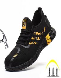 Breathable Sports Work Shoes For Men Women Lightweight Safety s3 Protective Steel Toe Ladies Zapatillas De Seguridad 2112223317581