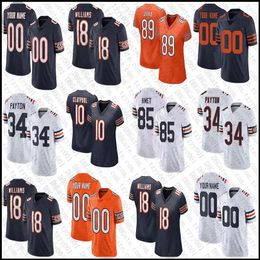 18 Caleb Williams 15 Rome Odunze DAndre Swift DJ Moore Custom Football jerseys Keenan Allen Walter Payton Tremaine Edmunds Cole Kmet Khalil Herbert Jaquan Brisker