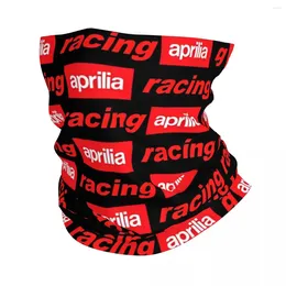 Scarves Aprilia Racing Bandana Neck Cover Printed Motocross Motorsports Mask Scarf Warm Face Hiking For Men Women Adult All Season