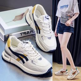 Casual Shoes 2024 Flat Sports Or Gym Women's Running Lightweight Soft Sole All-match Student Leisure Platform Sneaker 40