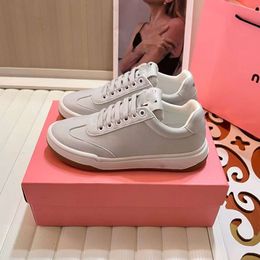 Flat shoes ladies shoes womens training shoes white shoes casual flat sole sneakers shoes lace up 2024 summer new