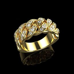 Diamondx Classic Lab Grown Diamond Rings London 14k Gold Cuban Ring Men Women