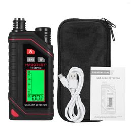 Rechargeable Natural Gas Detector 11.5-inch Extendable Probe %LEL Propane Combustible Leak Alarm