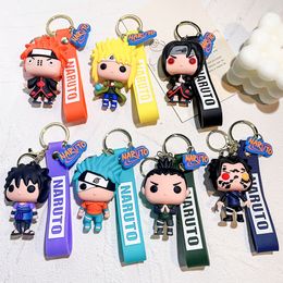 Decompression Toy Anime soft plastic doll keychain pendant car key chain Halloween wholesale