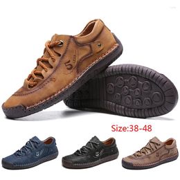 Fitness Shoes Pure Handmade Leather Hiking Waterproof And Anti-skid Outdoor Sports Casual Men Trekking Sneakers