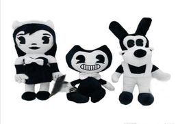 Bendy Boris Alice Angel Plüschpuppe Tintenmaschine Softgefüllte Thriller -Figurenspielzeug für Kinder Adult Weihnachtsgeschenke 30cm9174366