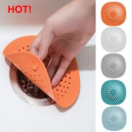 Set Hair Filter Sink Antiblocking Strainer Bathtub Shower Floor Drain Stopper Silicone Kitchen Deodorant Plug Bathroom Accessories