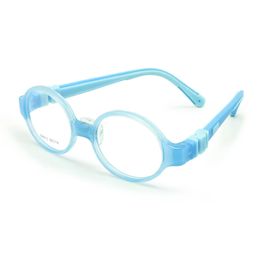 Children Optical Glasses Size 38 with Nose Pad No Screw Bendable Kids Frame Teens TR90 Silicone Safety Flexible 240417