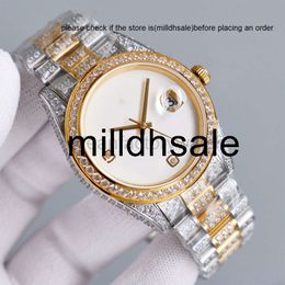 reloj Roles relojes Diamond Watch Mens Watch Automatic Mechanical Watch Wristwatch Montre de Luxe Stainless Steel For Men Fashion Wristwatches Shinny 41mm