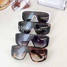 Designer Sunglasses Luxury Wave Mask Sunglasses For Men Women Outdoor Leisure Travel Sun Glasses Gold Letter Design Eyeglasses