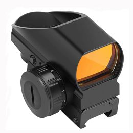 Optics Holographic Green Red Dot Sight 1x22x33 Illumination Compact 4 Reticales Dot Reflex Sight with Elevation Windage Adjustment