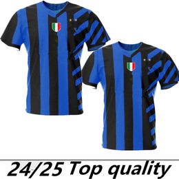 Two stars 2024 home inter DARMIAN soccer jersey BARELLA INTERS THURAM LAUTARO VIDAL J. CORREA football shirt CALHANOGLU GAGLIARDINI Men DIMARCO equpment