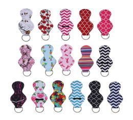 16pcs Elegant Durable Multi Functional Keyring Lipstick Holder Keychain Lip Balm Holder Keychain For Lady Girls Women Bags Purse4878612