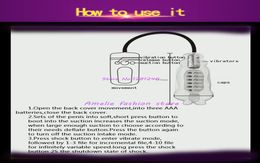 USB recharge Masturbator for Man 10 Speed Vibrating Air Pressure Thrusting Electric Male MasturbatorBlowjob Suck Toys Oral Sex To5494241