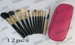 ePacket New Makeup Blusher 12 Pieces Brush With leather Pouch8887343837