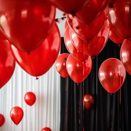 Party Decoration 200pcs Set 5 Inch Red Latex Balloons For Birthday Balloon
