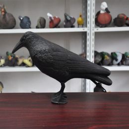 Decorations Simulation Black Crow Raven Bird Repellent Pest Control PigeonRepellent Garden Decoration Outdoor Decoracion Accessories 2023