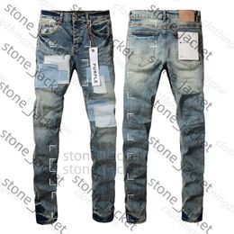 Purple Jeans Womens Designer Jeans for Mens High Quality Purple Brand Jeans Ripped Slim Fit Bikers Purple Fashion Men's Design Streetwear Slim Jeans 3185