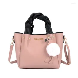 Shoulder Bags 2024 Women's Bag Elegant Sweet Casual Handbag Fashion PU Leather Messenger Ladies High Quality