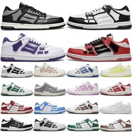 Skel-Top Skel Top Low Black White Purple Red Grey Green Blue Brown Yellow Navy Designer Mens Womens Skeleton Casual Shoes W4gl# 45