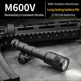 Tactical M600 Upgrade M600V Strong Lanterna Torch Strobe Scout Light Hunting 20mm Rail Metal