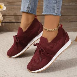 Casual Shoes Womens Spring Retro Solid Color Cross Lace Sneakers Women's Outdoor Comfortable Anti-Slip Vulcanized Large Size