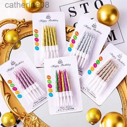 Candles Birthday Thread Candle Childrens Creative Baking Party Cake Decoration One Year Net Red Digital Colourful Pencil Bending d240429
