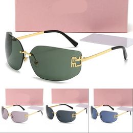 Sunglasses for women designers vintage eyeglasses frameless oversized uv 400 sun protection mens fashionable Polarise glasses womans driving mz135 B4