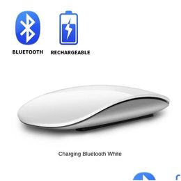 Mice Bluetooth 4.0 Wireless Mouse Rechargeable Silent Mti Arc Touch Tra-Thin Magic For Laptop Ipad Pc Book Drop Delivery Computers Net Otacx