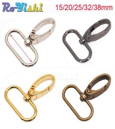 10pcslot 15202532mm38mm Metal Snap Hook Lobster Clasp Collar Carabiner Belt Buckles DIY KeyChain Bag Part Accessories8700109