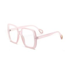 Fashion Oversized Square SunGoggles Women Glasses Frame Clear Lens Vintage Semimetal Eyewear Men Optical Eyeglasses Frames8050362