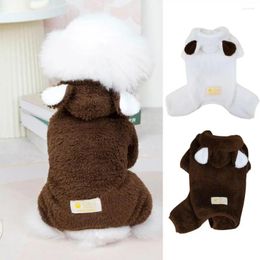 Dog Apparel Pretty Pets Clothes Fashionable Style Non-slip Fleece Pet Four Leggings Jumpsuit Coat Dress Up