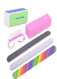 6PcsSet Professional Nail File Buffer Set Nail Art Buffer File Pedicure Manicure Nail Tools Sanding Buffer Files For Salon gift9071129