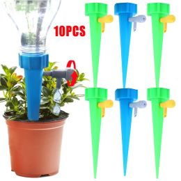 Kits 10/1Pcs SelfWatering Kits Automatic Watering Device Adjustable Drip Irrigation System For Flower Plant Garden Watering Supplies