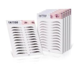 3D Eyebrow Sticker Bionic Brow SemiPermanent Water Transfer Waterproof Tattoo Eye brow Embroidery Eyebrow Patch Makeup Tools7444900