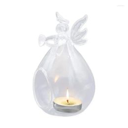 Candle Holders Hanging Tealight Holder Temperature Resistant Angel Glass Globes Tea Lights Candles For Wedding Centerpieces And Drop Dh6Lr