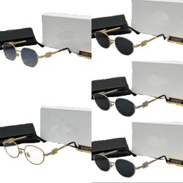 Luxury sunglasses polarized sunglasses designer men shades lens adumbral metal legs sun glasses mixed colors full frame beach glasses fashionable popular mz145 C4