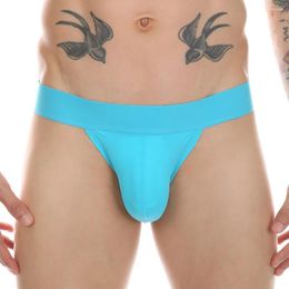 Underpants Men Sexy Peni Bulge Pouch Underwear Comfort Soft Low Waist Panties Breathable Thong Briefs